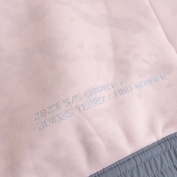 Adidas x And Wander Terrex Tunic Top Fleece Jersey Pink Gorpcore - Picture 7 of 15